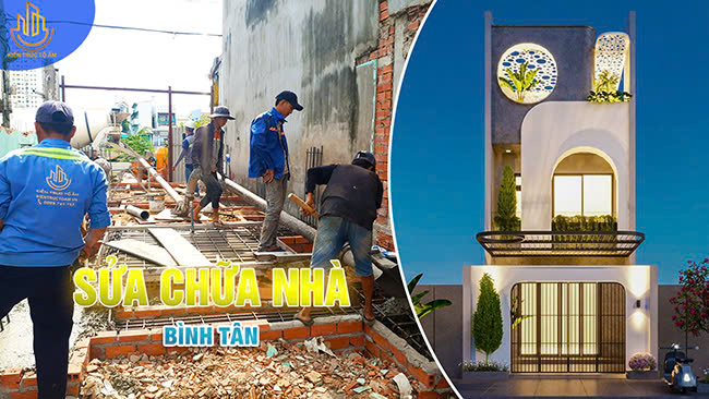 Sửa chữa nhà Bình Tân – Chọn đúng nơi đặt niềm tin